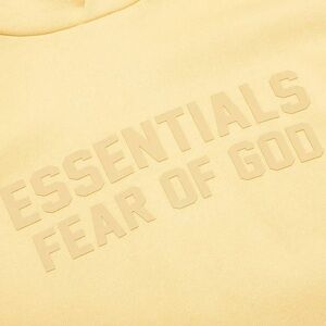 Fear of God Essentials Yellow Hoodie